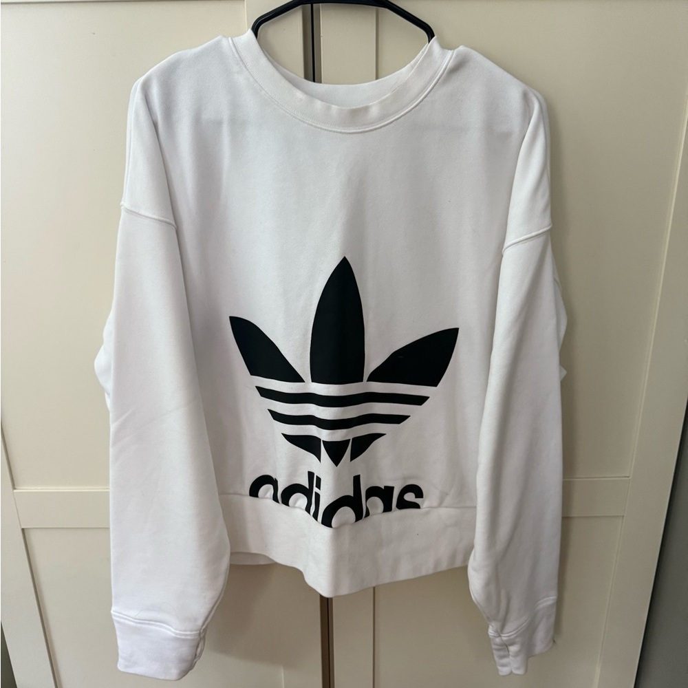 adidas Originals Women's Trefoil Open Back Sweatshirt